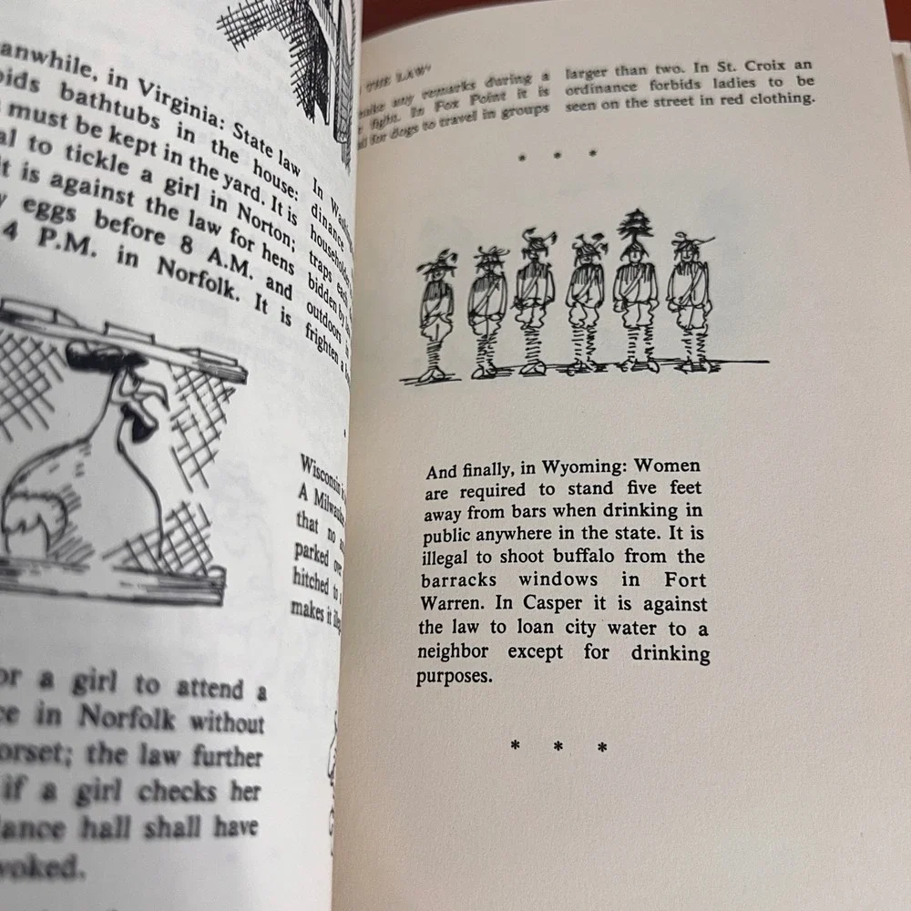 Cockeyed Americana Dick Hyman 1979 Hardcover Oddities Humor Jimmy Durante Law